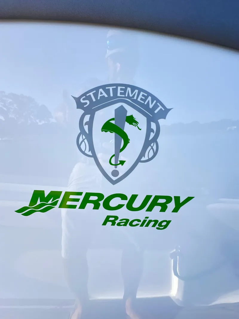 Slide: The Image of Electrical system of 2023 Statement 350 Open boat with organized wiring and components. - 32