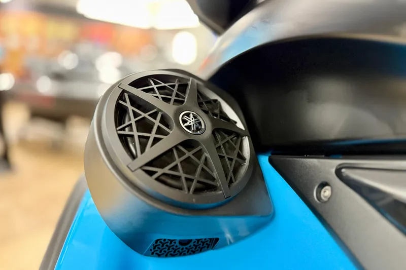 Slide: The Image of 2025 Yamaha WaveRunner FX SVHO speaker detail, showcasing sleek design and premium audio features. - 7