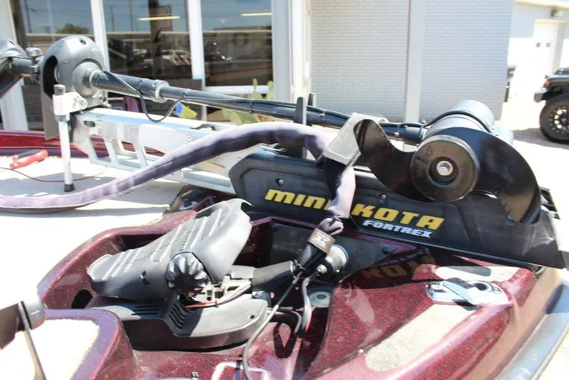 Slide: The Image of 2007 Bass Cat Cougar with Minn Kota Fortrex trolling motor on deck. - 19