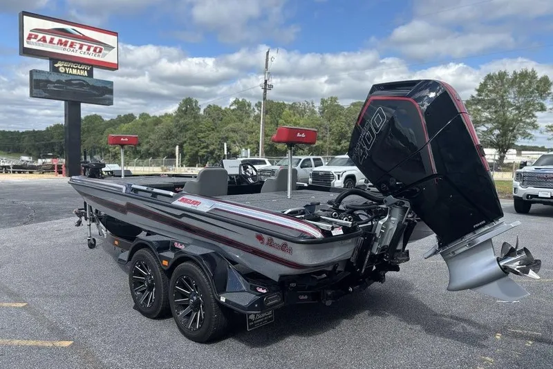 Slide: The Image of 2026 Bass Cat Jaguar STS boat with powerful outboard motor at Palmetto Boat Center. - 17