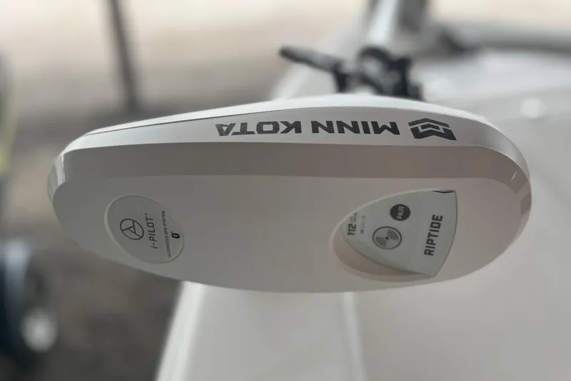 Slide: The Image of Minn Kota Riptide trolling motor on 2023 Sea Pro 248 Bay boat. - 16