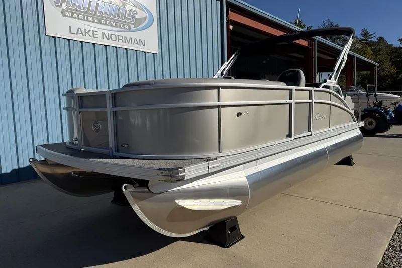 Slide: The Image of 2025 Barletta A20UC pontoon boat at Foothills Marine Center, Lake Norman. - 5