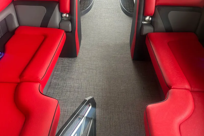 Slide: The Image of Interior of 2025 Trifecta Sport RF9 DC with red seating and modern design. - 6