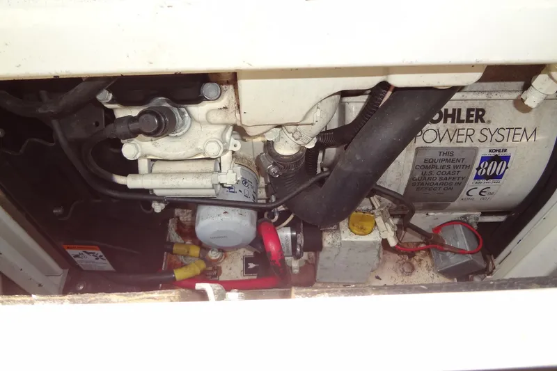 Slide: The Image of Engine compartment of a 2000 Chaparral Signature 260 with Kohler power system. - 30