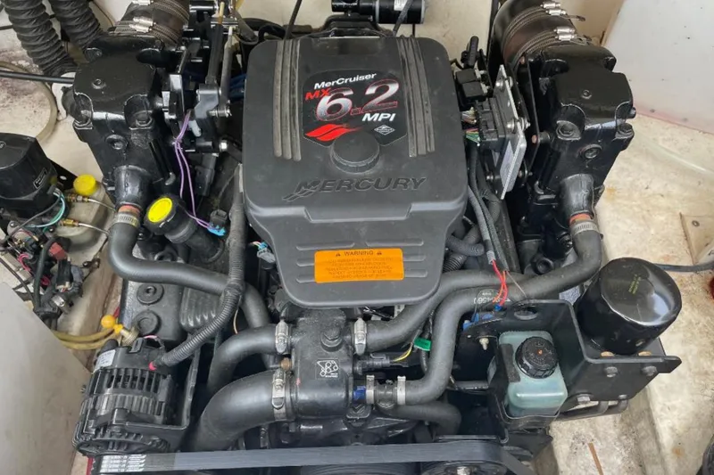 Slide: The Image of MerCruiser 6.2 MPI engine in a 2005 Chaparral 256 SSi boat. - 6