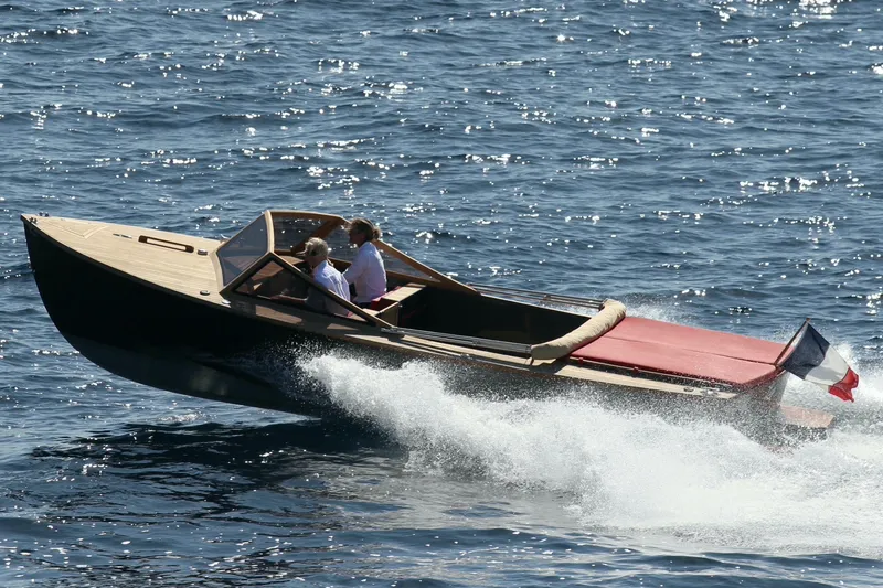 The Image of Black Pepper Tender 24 boat cruising on open water, 2026 model. - 1