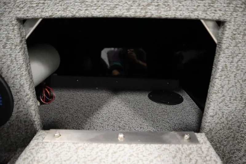 Slide: The Image of Interior storage compartment of 2026 Crestliner 2050 Commander boat. - 48