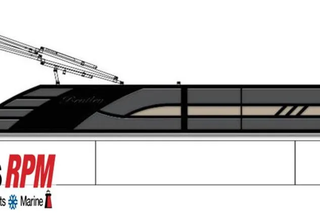 Slide: The Image of 2026 Bentley Pontoons Elite 223 Admiral Tri-toon, sleek design with modern features. - 43
