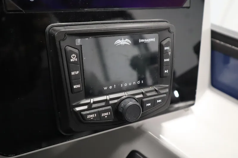 Slide: The Image of Wet Sounds audio system in 2025 Bentley Pontoons Elite 253 Admiral Tri-toon. - 29