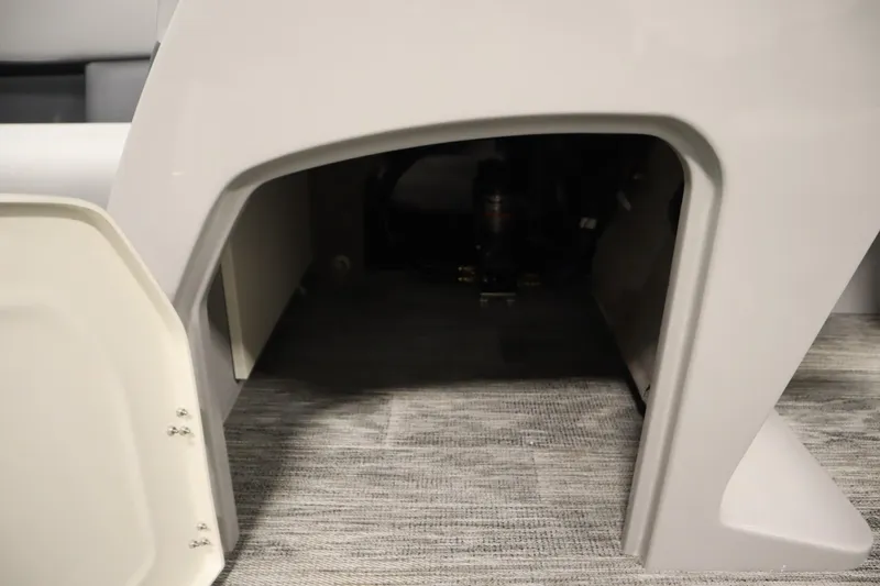 Slide: The Image of Interior storage compartment of 2025 Bentley Pontoons Legacy 243 DL Navigator Tri-toon. - 15