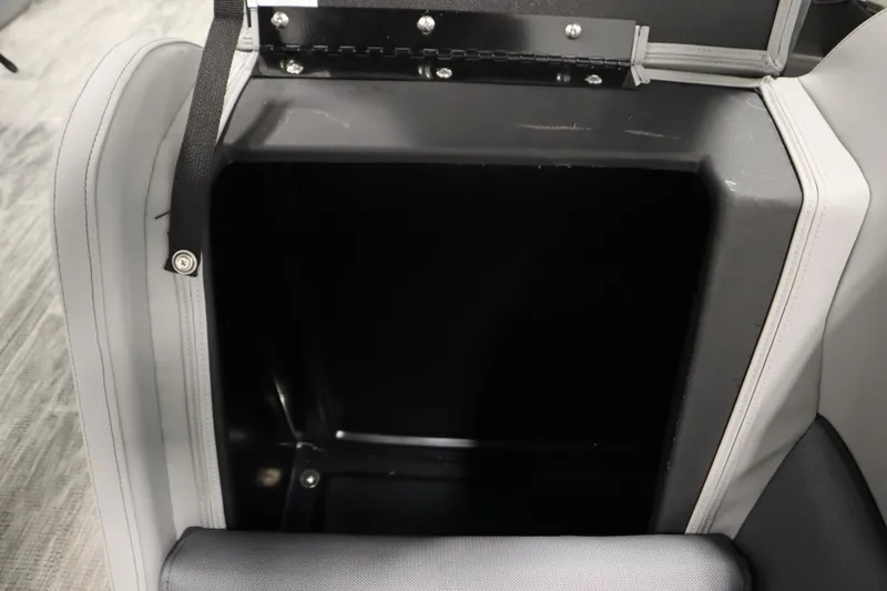 Slide: The Image of Storage compartment in 2025 Bentley Pontoons Legacy 243 DL Navigator Tri-toon. - 31