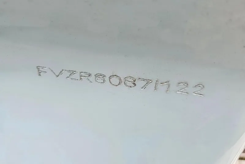 Slide: The Image of Hull identification number on a 2022 Bulls Bay 2000 boat. - 22