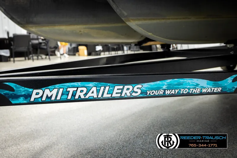 Slide: The Image of Trailer frame with "PMI Trailers" branding, promoting marine transport solutions. - 54