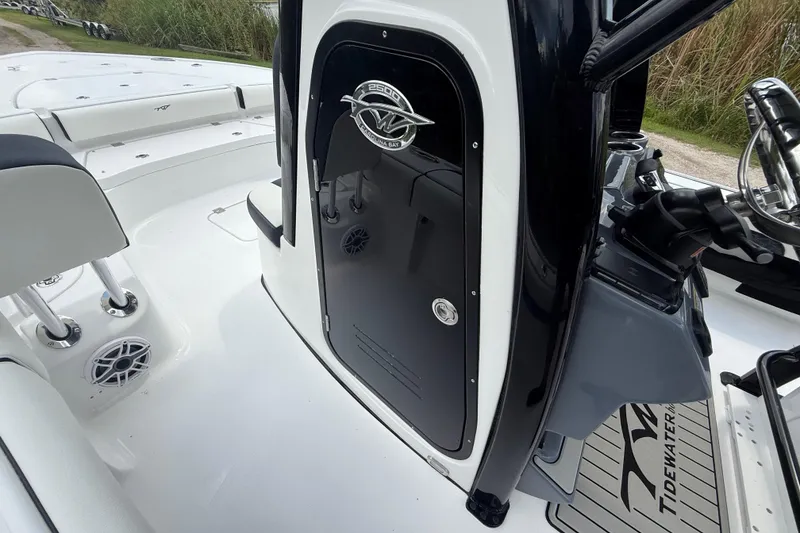 Slide: The Image of 2026 Tidewater 2500 Carolina Bay boat interior with sleek design and modern features. - 36