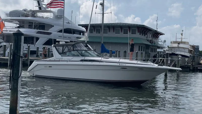 Slide: The Image of Sea Ray 350 Sundancer 1991 - 2