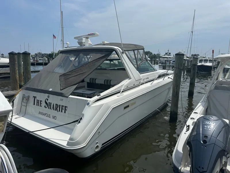 Slide: The Image of Sea Ray 350 Sundancer 1991 - 4