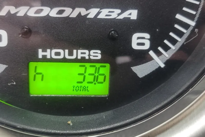 Slide: The Image of Moomba Outback V 2014 hour meter displaying 336 total hours. - 62