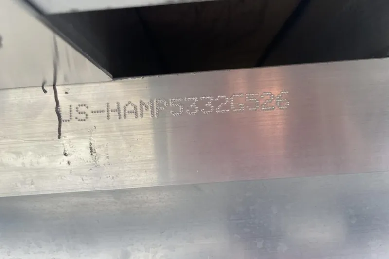 Slide: The Image of Hull identification number on a 2026 Harris Grand Mariner 250 boat. - 20