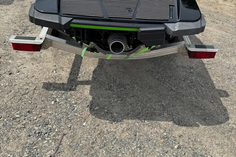 Slide: The Image of Rear view of a 2020 Yamaha WaveRunner EX Deluxe on a trailer. - 5