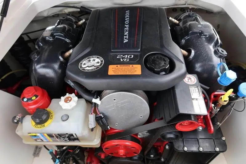 Slide: The Image of Volvo Penta 240 V6 engine in 2020 Chaparral 21 Surf boat. - 19