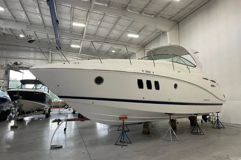 The Image of Manufacturer Provided Image: 2017 Rinker EX 370 cruising on a sunny day. - 0