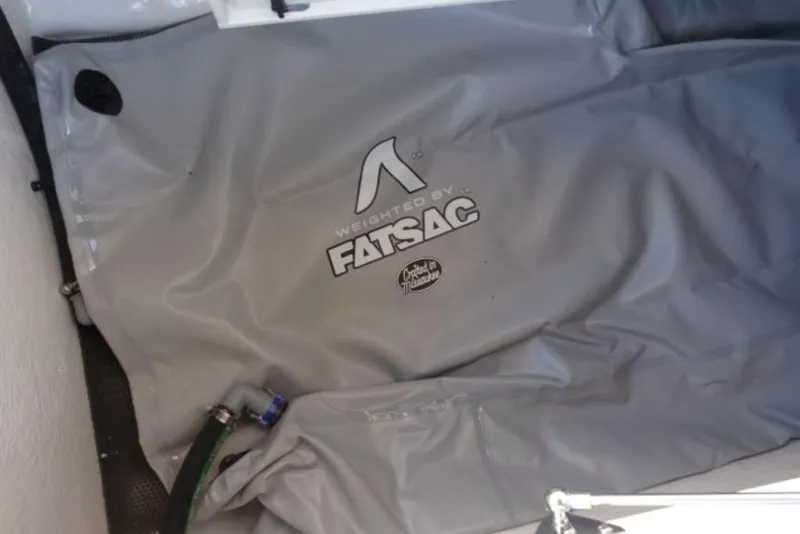 Slide: The Image of Weighted FATSAC in 2026 Chaparral 30 Surf boat, enhancing ballast system. - 17