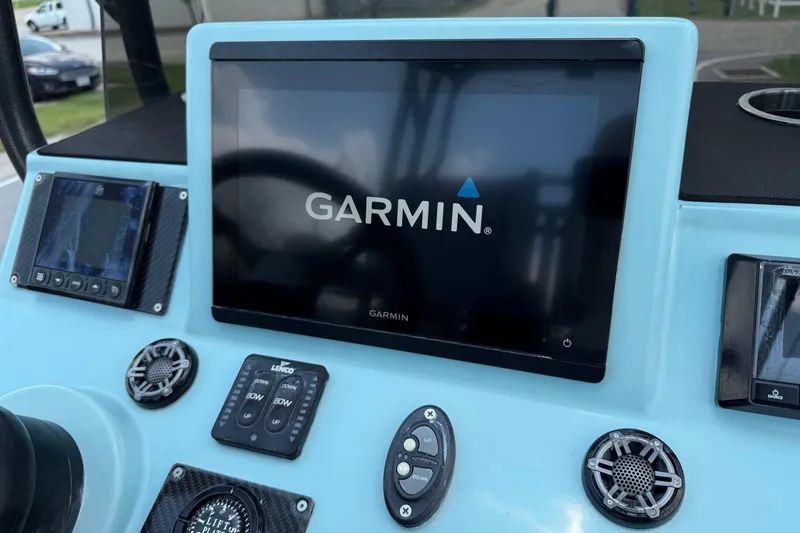 Slide: The Image of Garmin display on SCB R24 boat dashboard, 2020 model. - 15