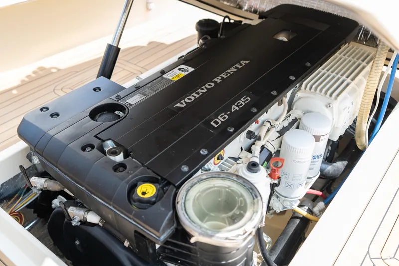 Slide: The Image of Volvo Penta D6-435 engine in 2017 Hinckley Talaria 29C boat. - 33