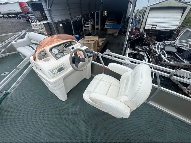 Slide: The Image of Smoker Craft 24 Foot Pontoon 2007 - 8