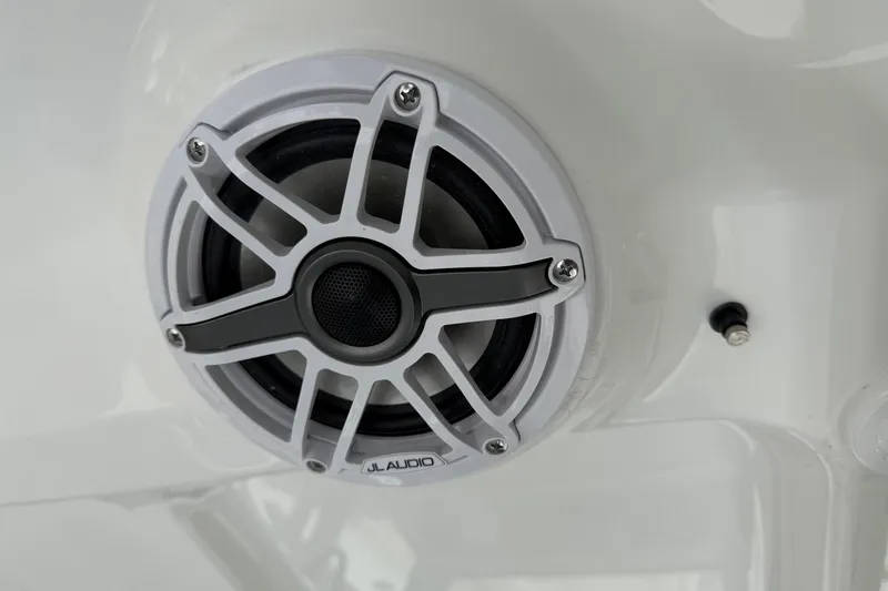 Slide: The Image of Marine speaker on 2026 Sea Hunt Gamefish 27 Coffin Box boat, featuring JL Audio design. - 20