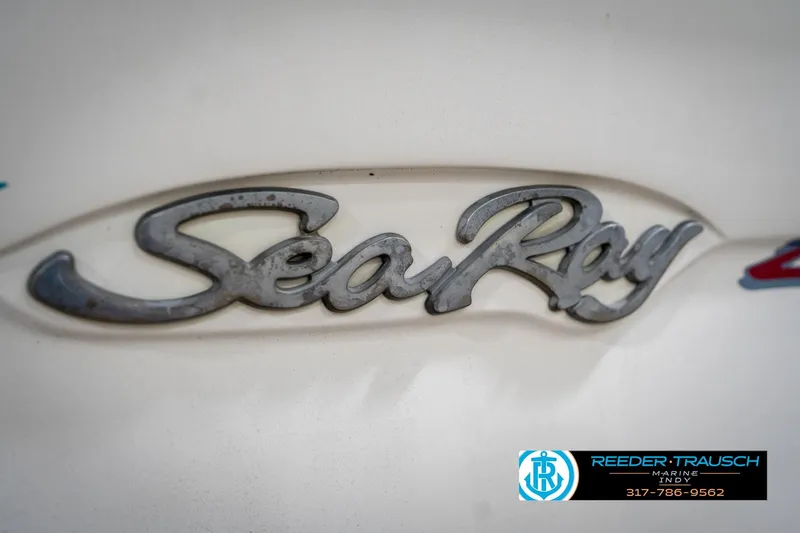 Slide: The Image of 1995 Sea Ray 175 Bow Rider with MerCruiser outdrive in a showroom. - 41