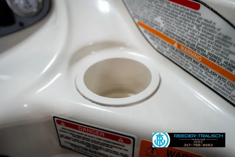 Slide: The Image of Close-up of a speaker on a 2005 Sea Ray 180 Sport boat. - 39