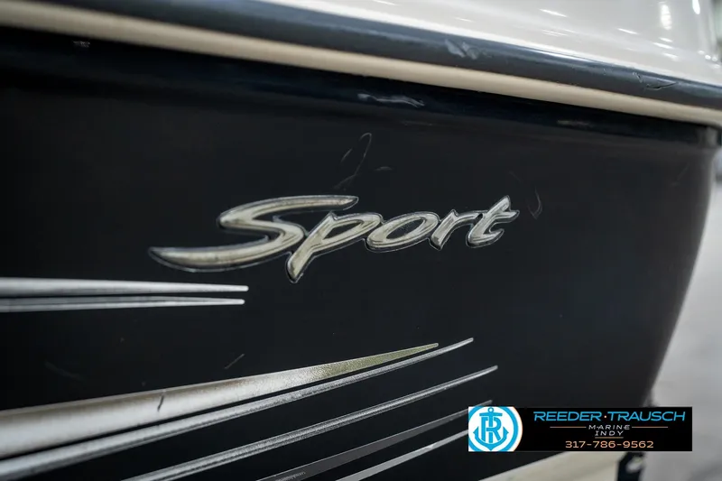 Slide: The Image of Propeller of a 2005 Sea Ray 180 Sport boat on a trailer. - 43