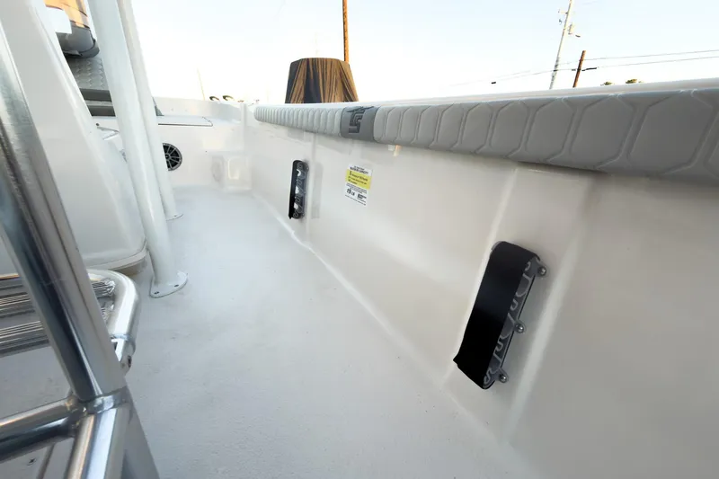 Slide: The Image of 2026 Carolina Skiff 19 LS interior view, showcasing sleek design and durable materials. - 27