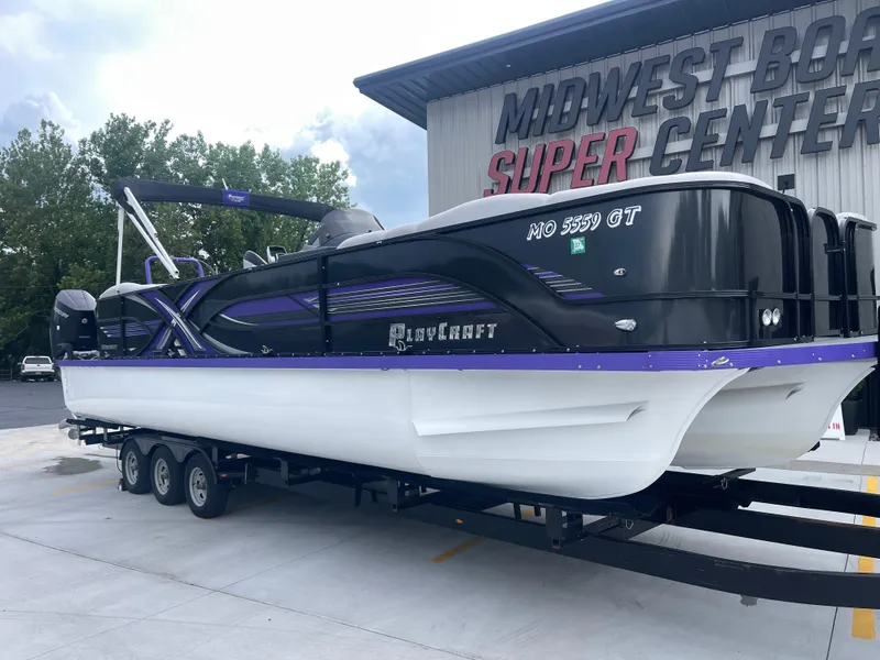 Slide: The Image of 2023 PlayCraft 3000 Infinity Extreme boat at Midwest Boat Super Center. - 2