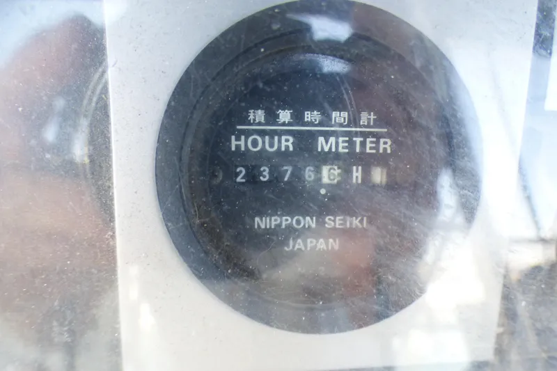 Slide: The Image of Hour meter reading 2376 hours on a 1993 Hunter 40.5, Nippon Seiki, Japan. - 66