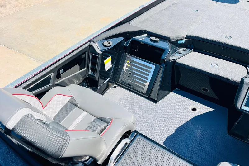 Slide: The Image of 2024 Ranger Z521R Ranger Cup Equipped boat interior with sleek seating and modern design. - 35