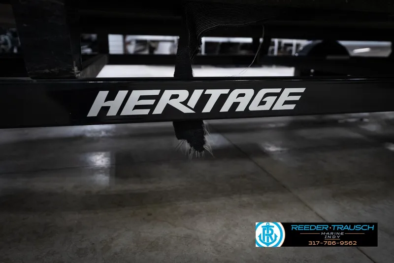 Slide: The Image of Heritage trailer for 2021 Bennington 20 SVSR boat at Reeder Trausch Marine. - 55