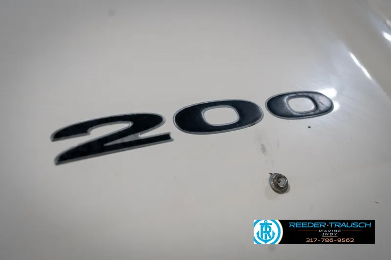 Slide: The Image of Close-up of Mercury Marine Vengeance propeller on 2005 Sea Ray 200 Sundeck boat. - 48