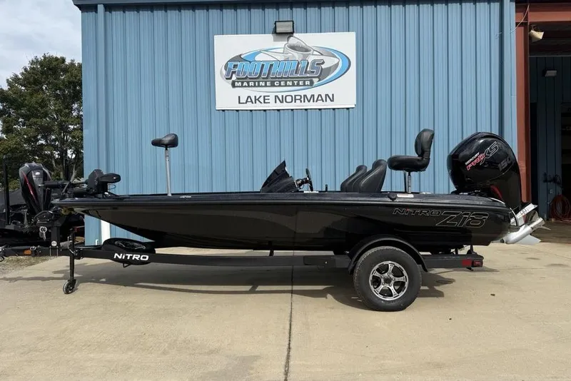 The Image of 2026 Nitro Z18 Pro boat at Foothills Marine Center, Lake Norman. - 2