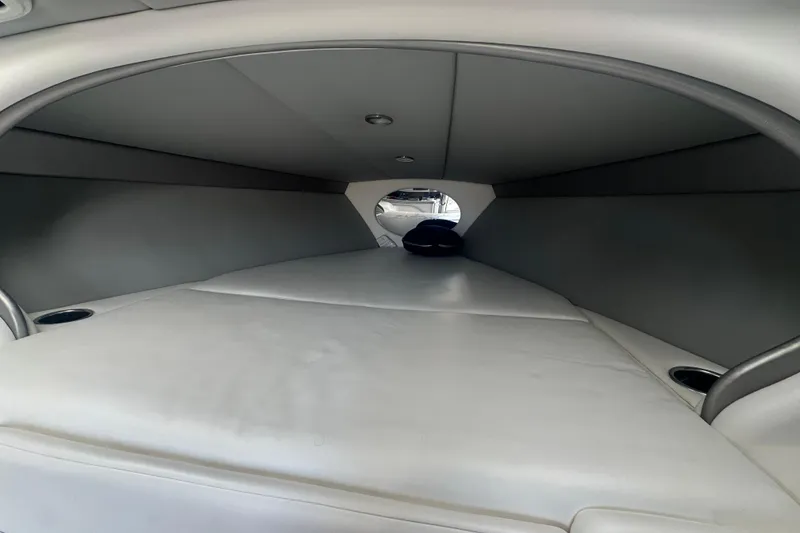 Slide: The Image of Interior cabin of 2005 Formula 292 FASTech boat, featuring sleek design and comfortable seating. - 10