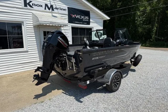 Slide: The Image of 2026 Crestliner 1650 Kodiak boat with Mercury engine at Knox Marine dealership. - 3