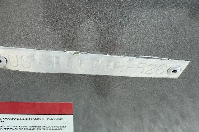 Slide: The Image of Hull identification number on 2026 Crestliner 1600 Storm boat. - 4