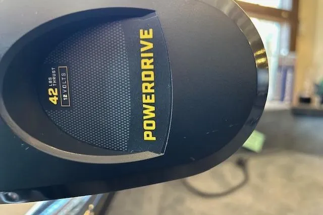 Slide: The Image of PowerDrive motor on 2026 Tracker Pro Guide V-16 WT, 42 lbs thrust, 12 volts. - 6