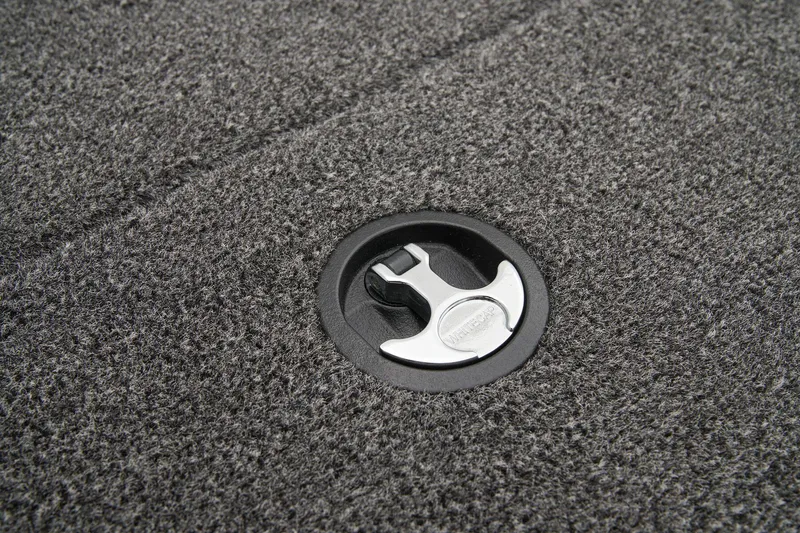 Slide: The Image of Manufacturer Provided Image: Carpeted surface with a metal latch, Nitro Z18 Pro 2026 model. - 18