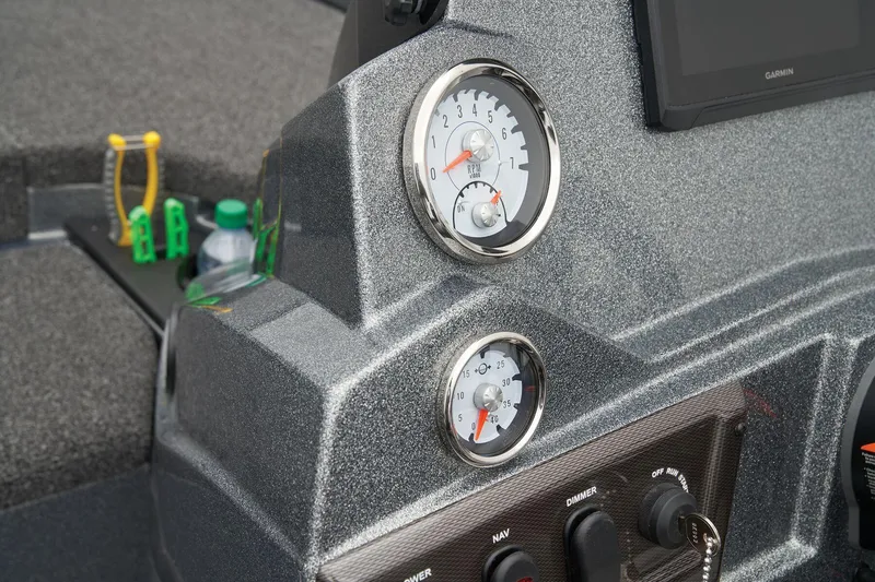 Slide: The Image of Manufacturer Provided Image: Dashboard of 2026 Nitro Z18 Pro boat with gauges and controls. - 30