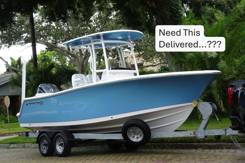 Slide: The Image of 2023 Sportsman Heritage 231 Center Console boat on trailer, ready for delivery. - 27