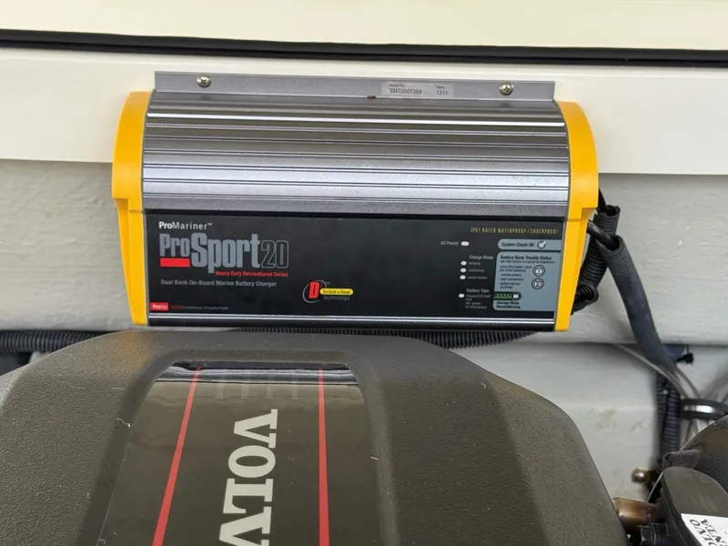 Slide: The Image of ProMariner ProSport 20 marine battery charger installed on a 2014 Cobalt 24SD boat. - 40