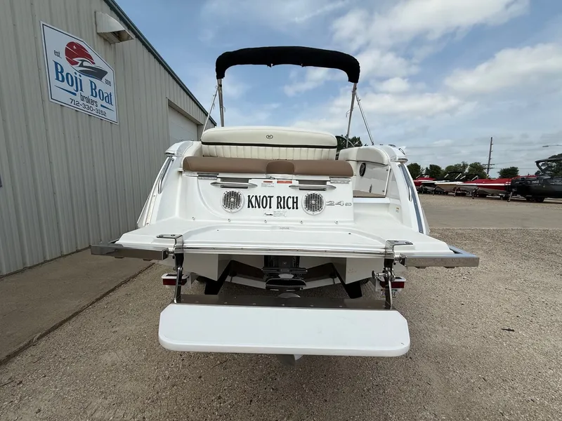 Slide: The Image of 2014 Cobalt 24SD boat with "Knot Rich" nameplate at Boji Boat Brokers. - 8