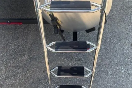 Slide: The Image of Stainless steel ladder on 2026 Sun Tracker Bass Buggy 16 XL Select boat. - 21